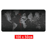 World Map mouse/keyboard Pad