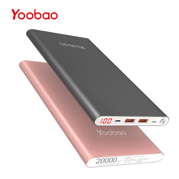 Ultra-thin Universal Power Bank Dual USB Output/Input