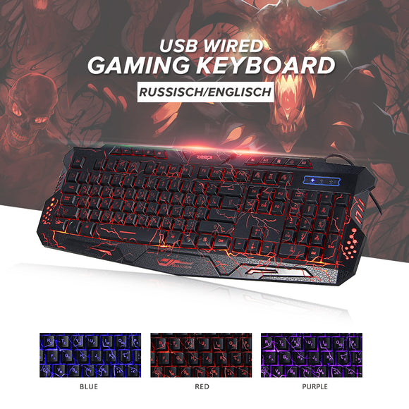 Blacklight Color Gaming Keyboard