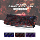 Blacklight Color Gaming Keyboard