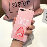 "Nice To Eat You" Shark Case