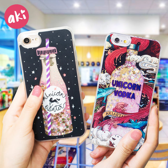 Glitter Liquid Quicksand Phone Cases